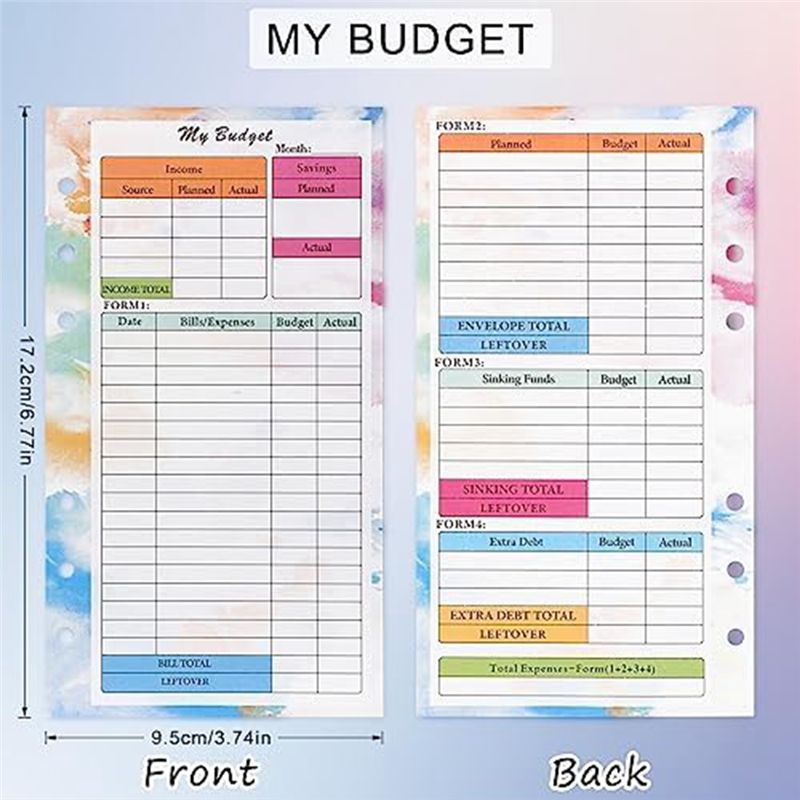 FTGT-A6 Bütçe Planlayıcı Yedek - Planner Weekly Budget incelemesi ve fiyatı