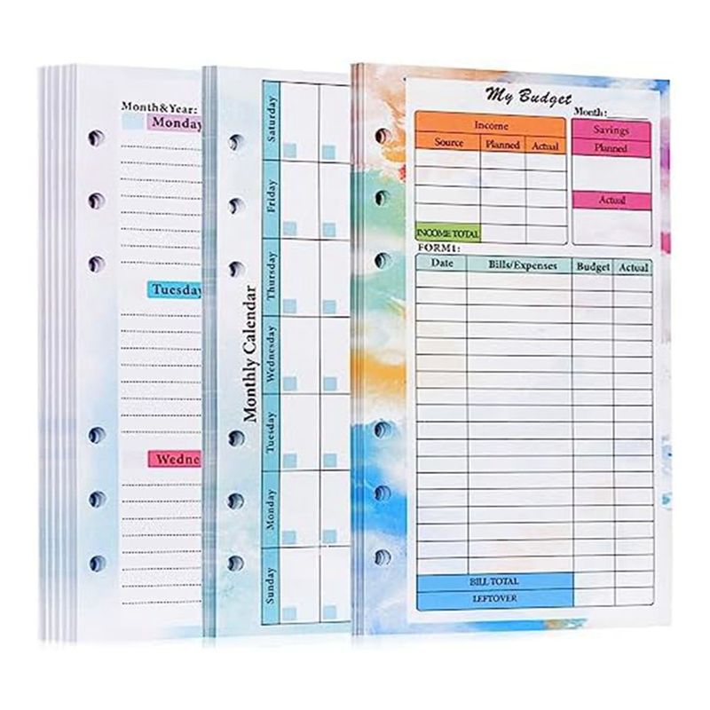FTGT-A6 Bütçe Planlayıcı Yedek - Planner Weekly Budget incelemesi ve fiyatı