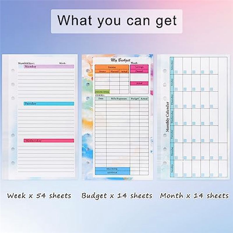 FTGT-A6 Bütçe Planlayıcı Yedek - Planner Weekly Budget incelemesi ve fiyatı