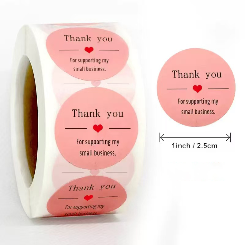 Küçük İşletmemi Desteklediğini - Sticker Label Roll incelemesi ve fiyatı
