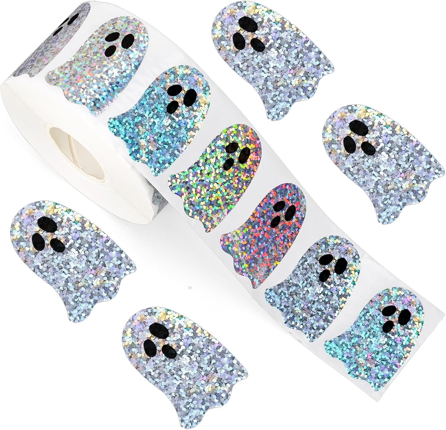 Cadılar bayramı Hayalet Şekli  - Sticker Label Roll incelemesi ve fiyatı