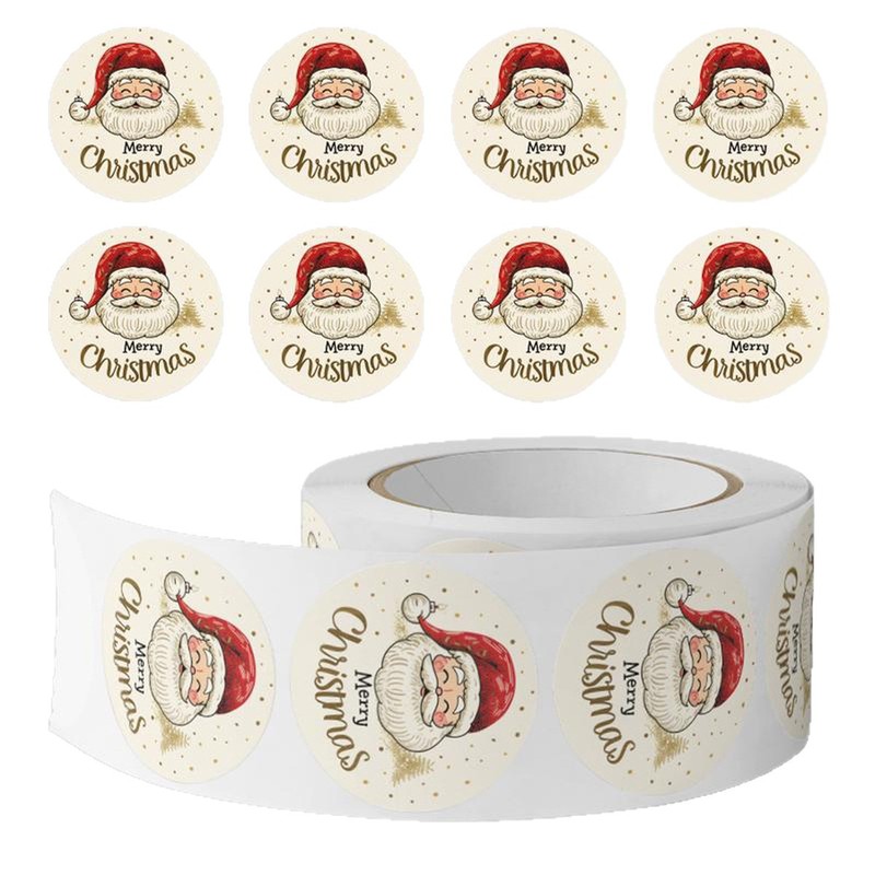 500 adet/Rulo Noel Baba Çıkart - Sticker Label Roll incelemesi ve fiyatı