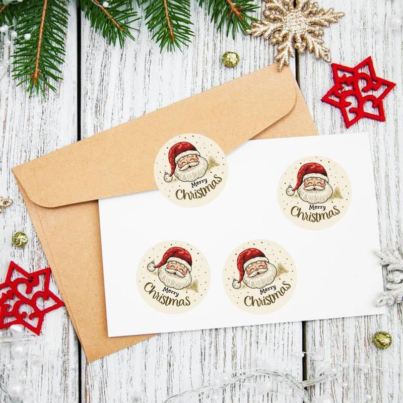500 adet/Rulo Noel Baba Çıkart - Sticker Label Roll incelemesi ve fiyatı