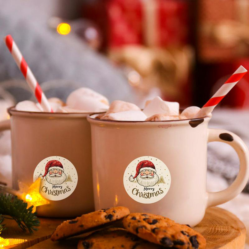 500 adet/Rulo Noel Baba Çıkart - Sticker Label Roll incelemesi ve fiyatı